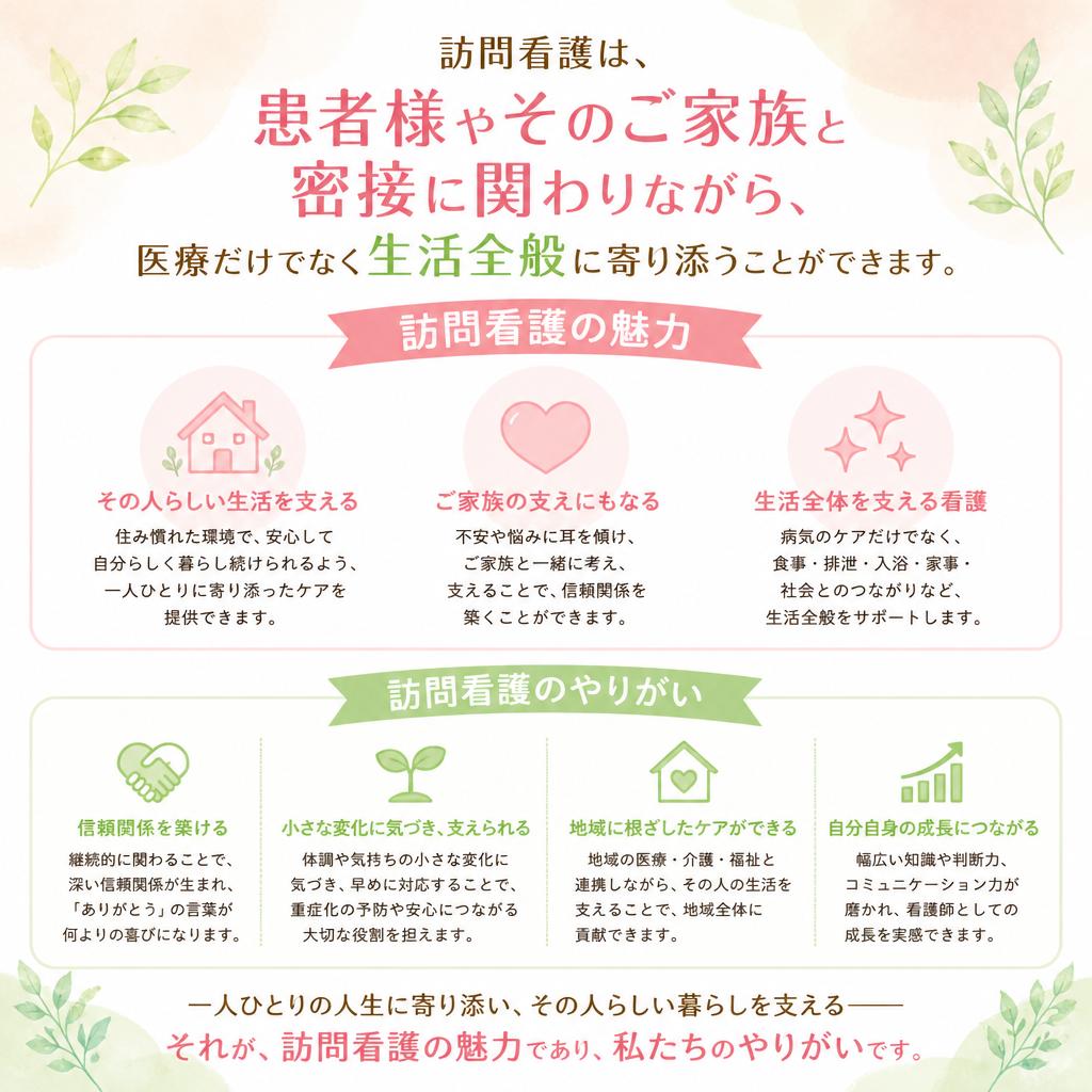 訪問看護の魅力とやりがい