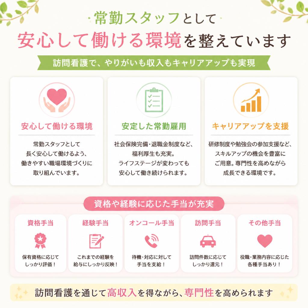高収入と安定した雇用を実現