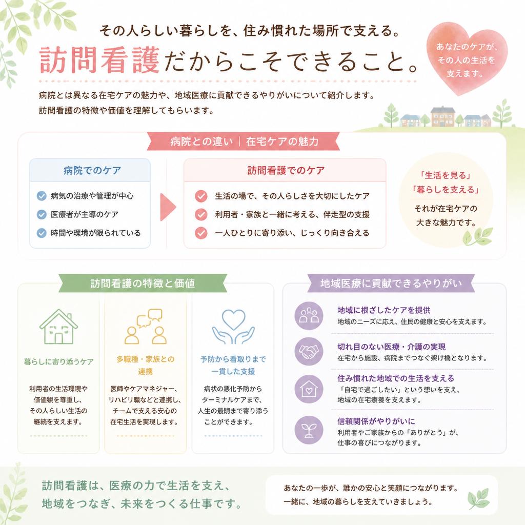 訪問看護の魅力