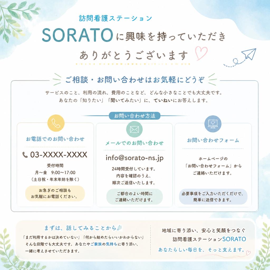 今すぐお問い合わせを！