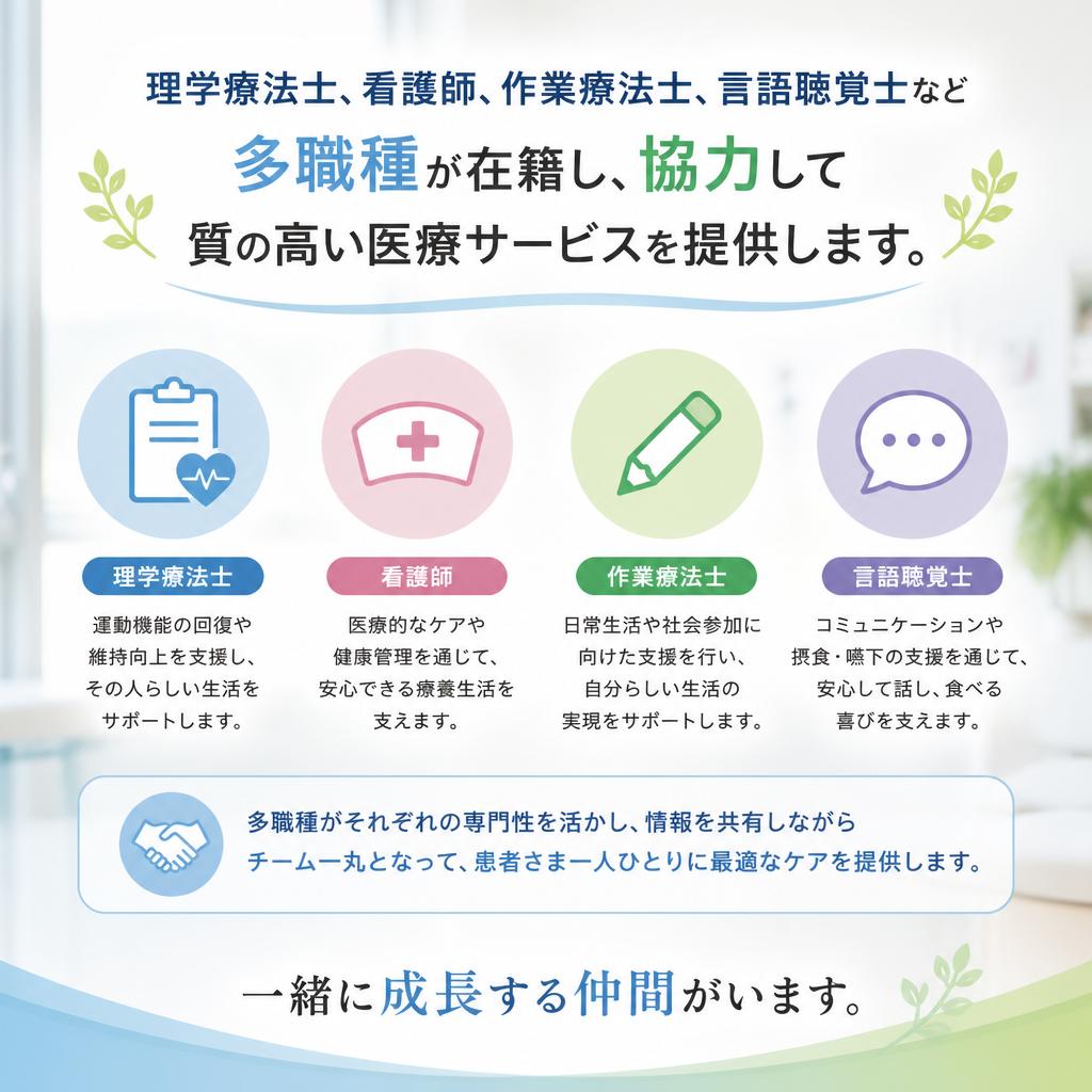 多職種連携で成長するチーム医療