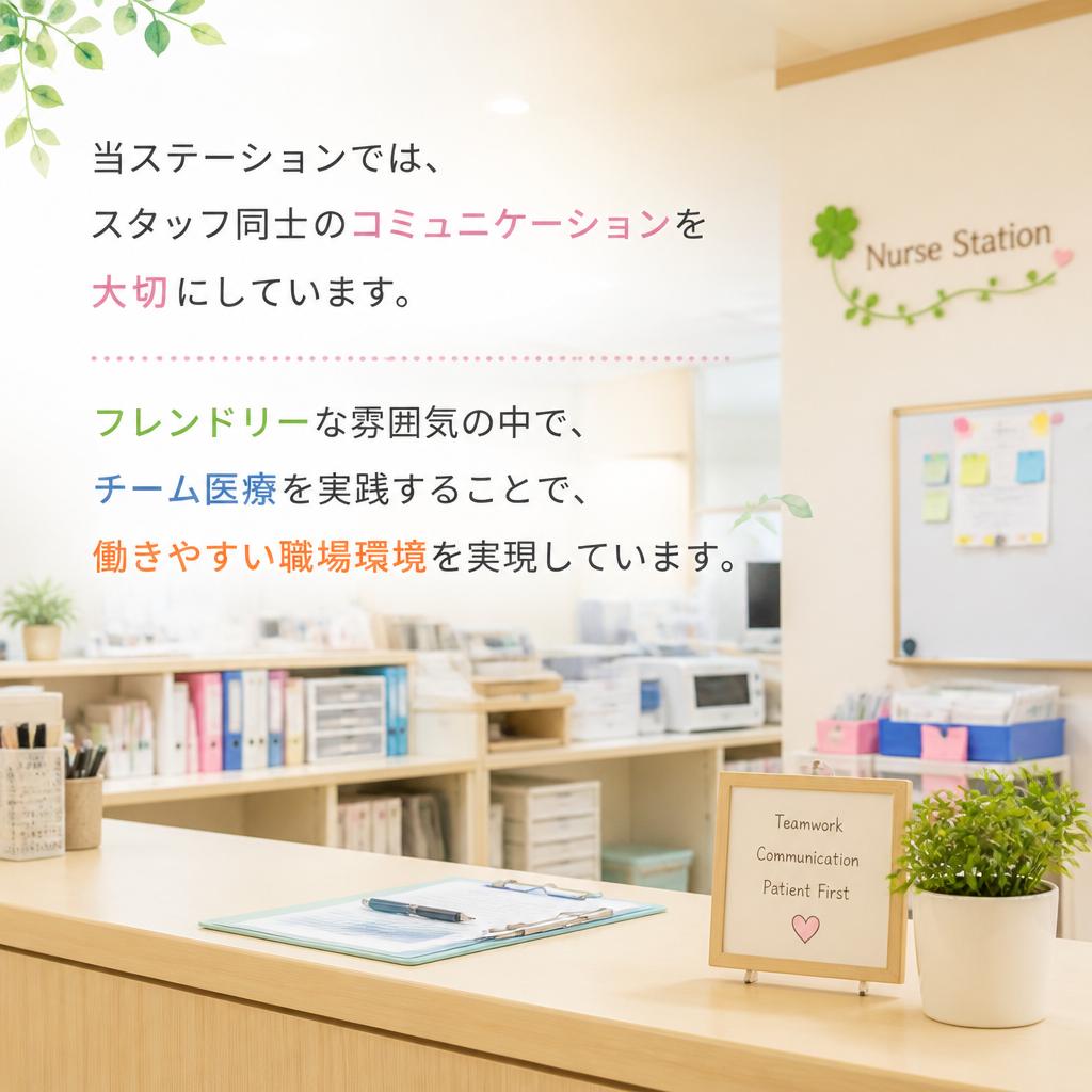 充実した職場環境と人間関係