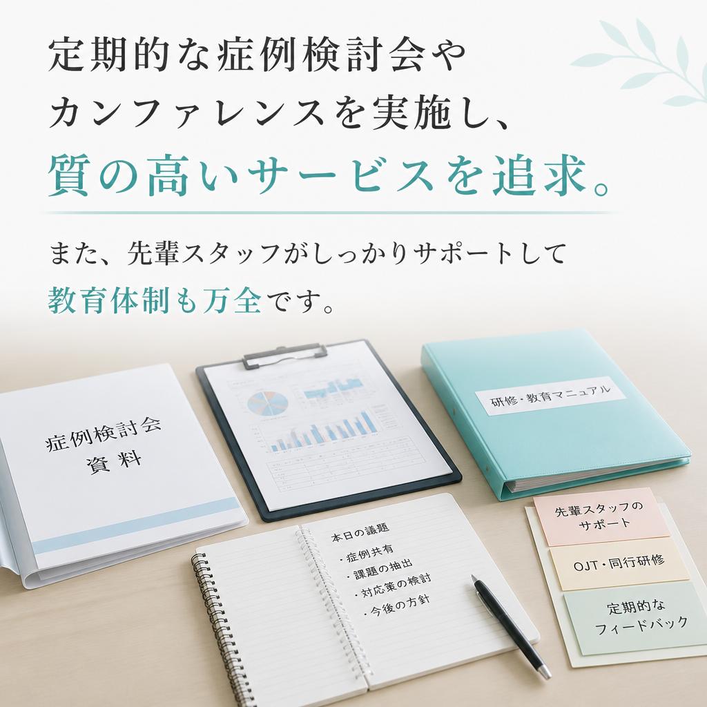 充実の教育体制とサポート