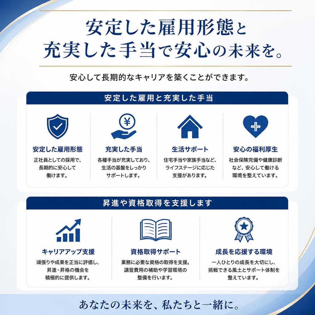 キャリアアップの支援
