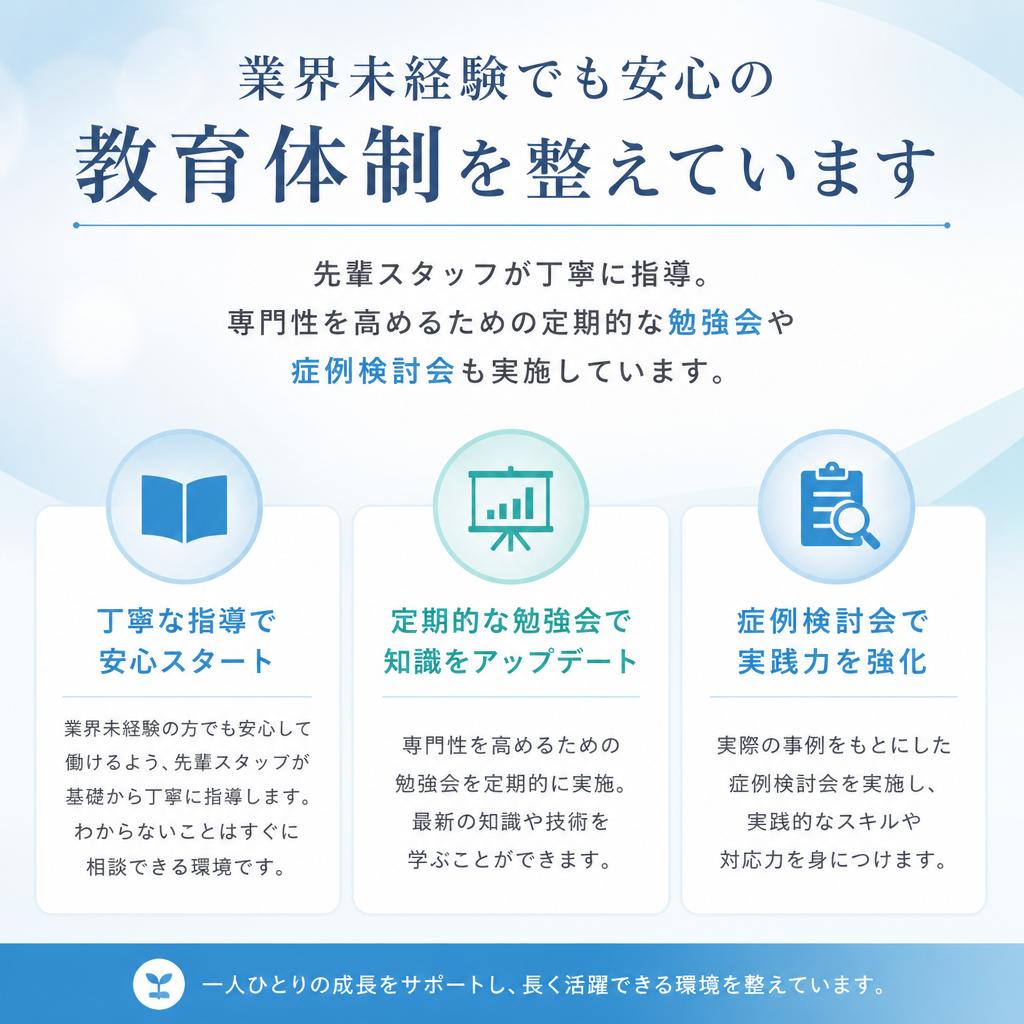 スキルアップの充実した環境