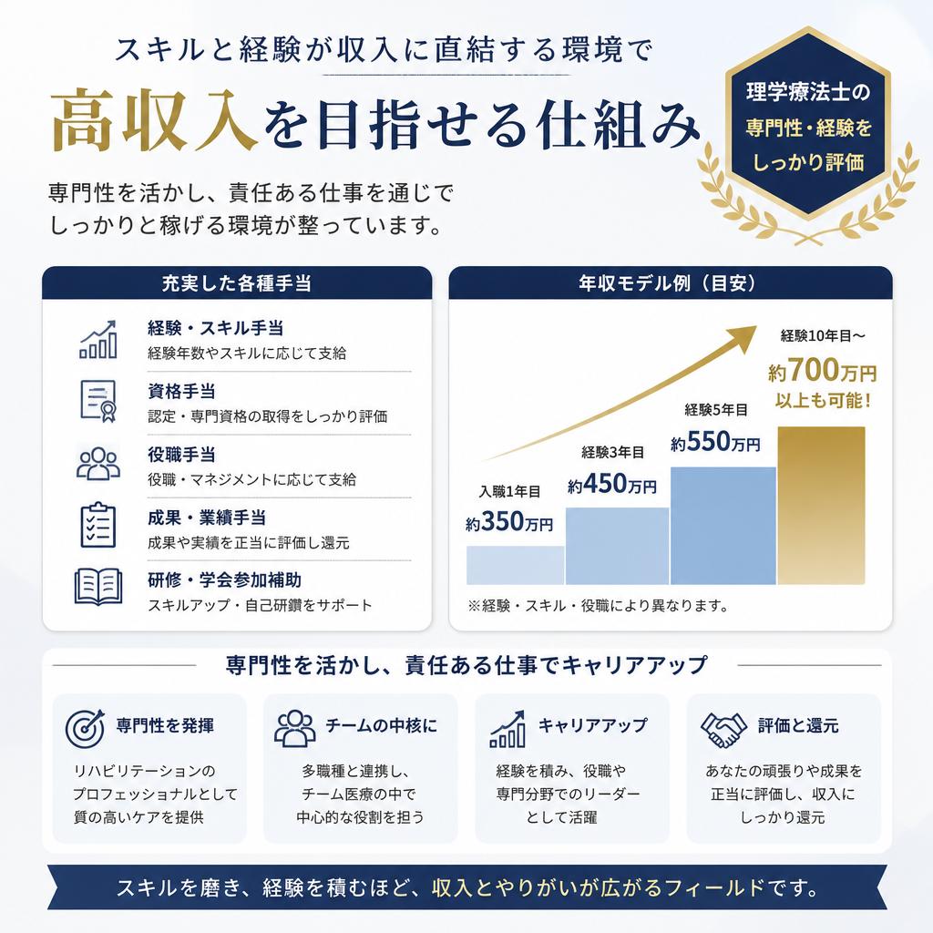 高収入を実現できる環境