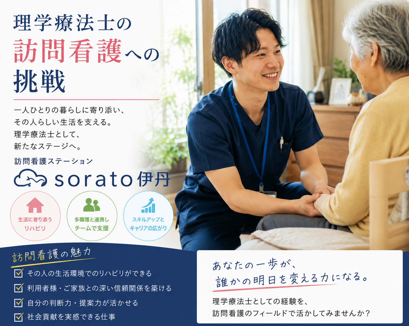 在宅リハビリの未来を共に築こう！医療職の新たな働き方を提案します！