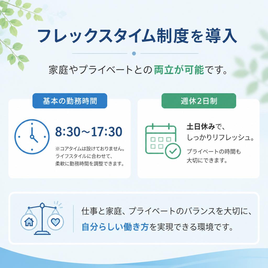 働きやすい労働条件