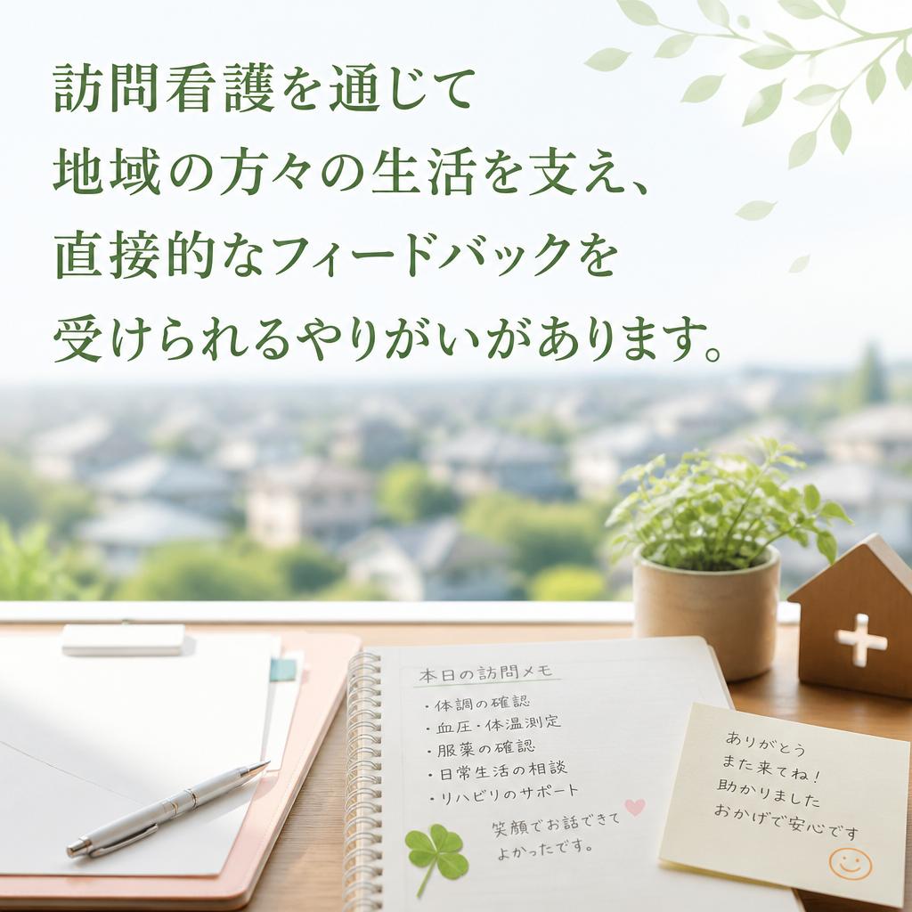地域医療に貢献するやりがいある仕事