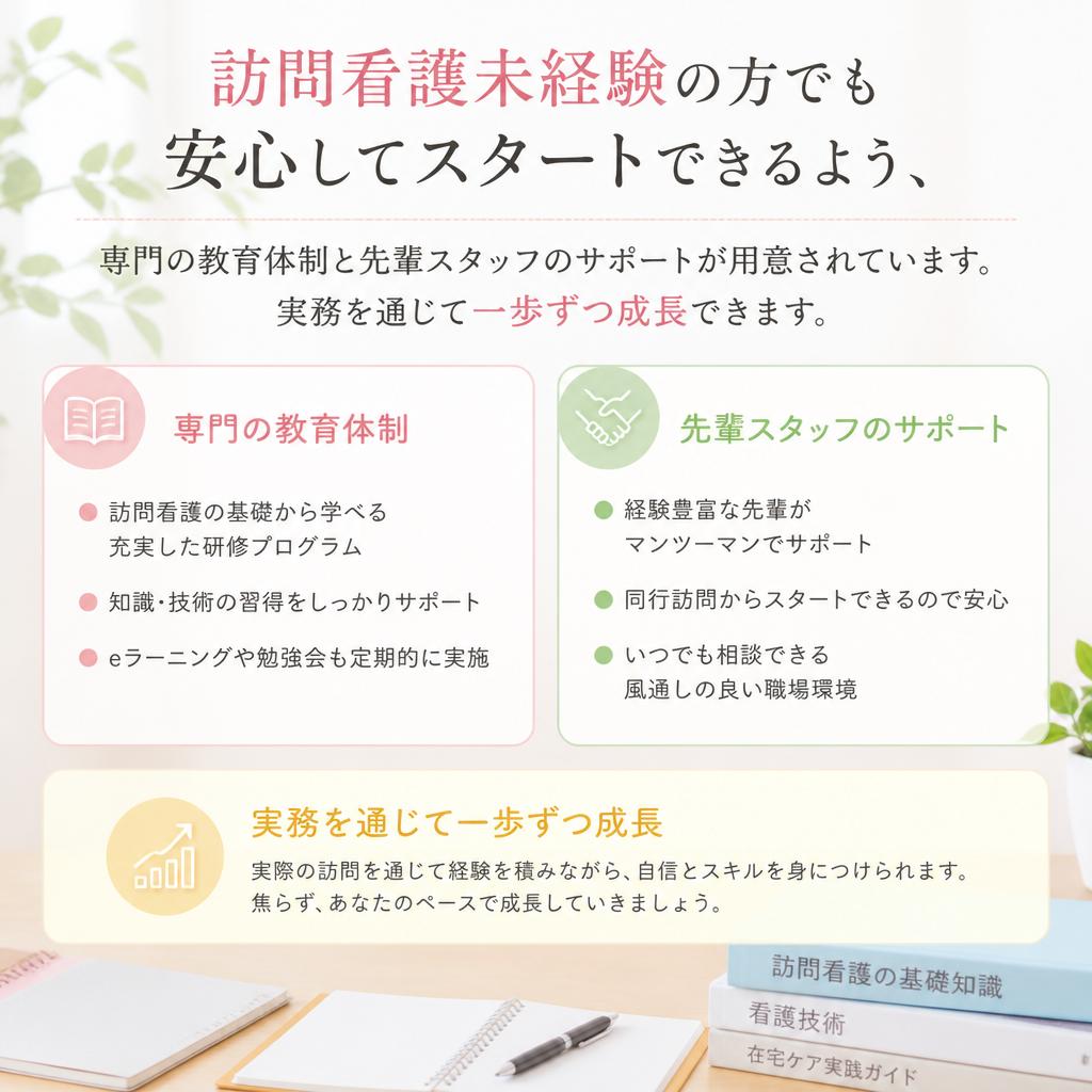 未経験者も安心のサポート体制
